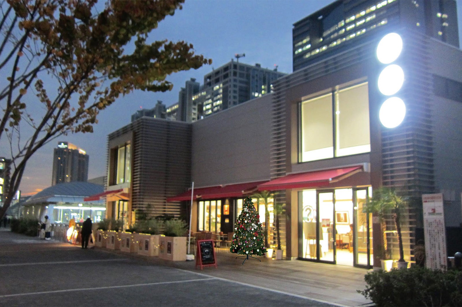 りんかい線（東京テレポート駅）画像提供：イルミネーションアイランドお台場2017実行委員会