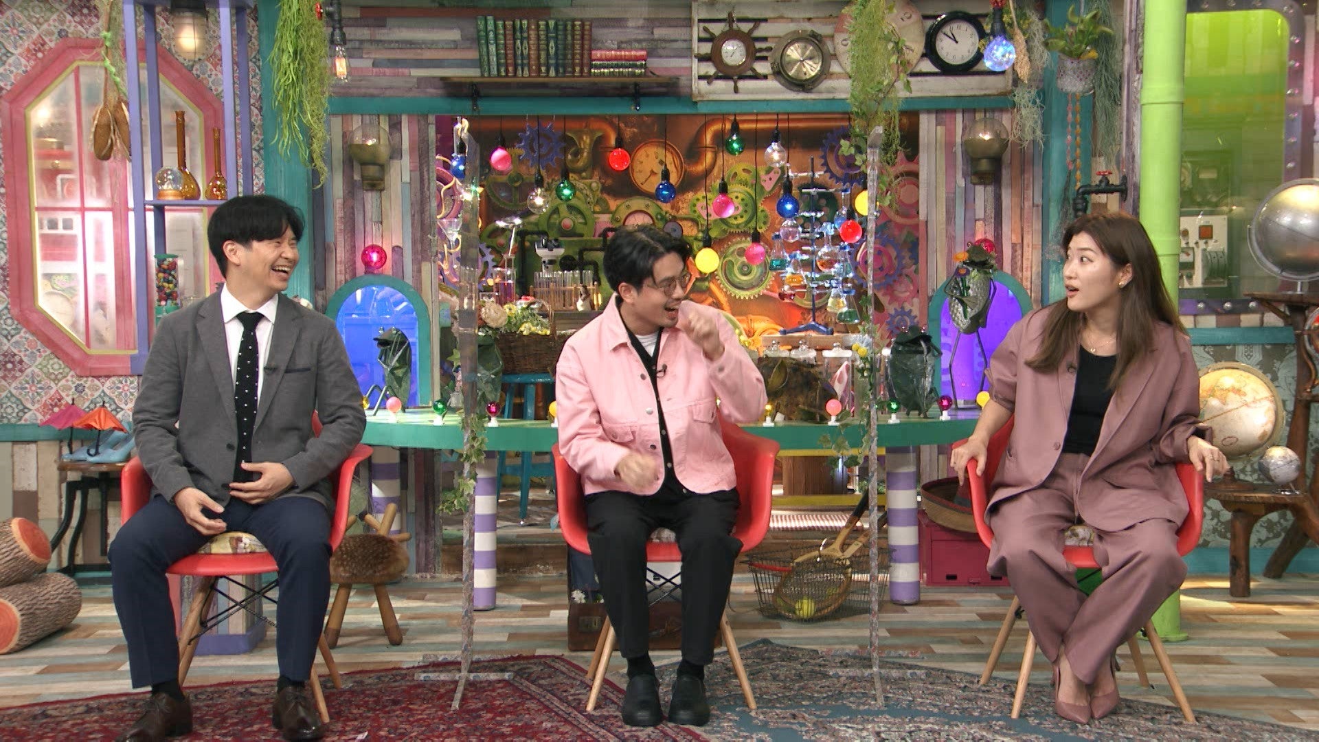 若林正恭、ハマ・オカモト、ヒコロヒー（C）テレビ朝日