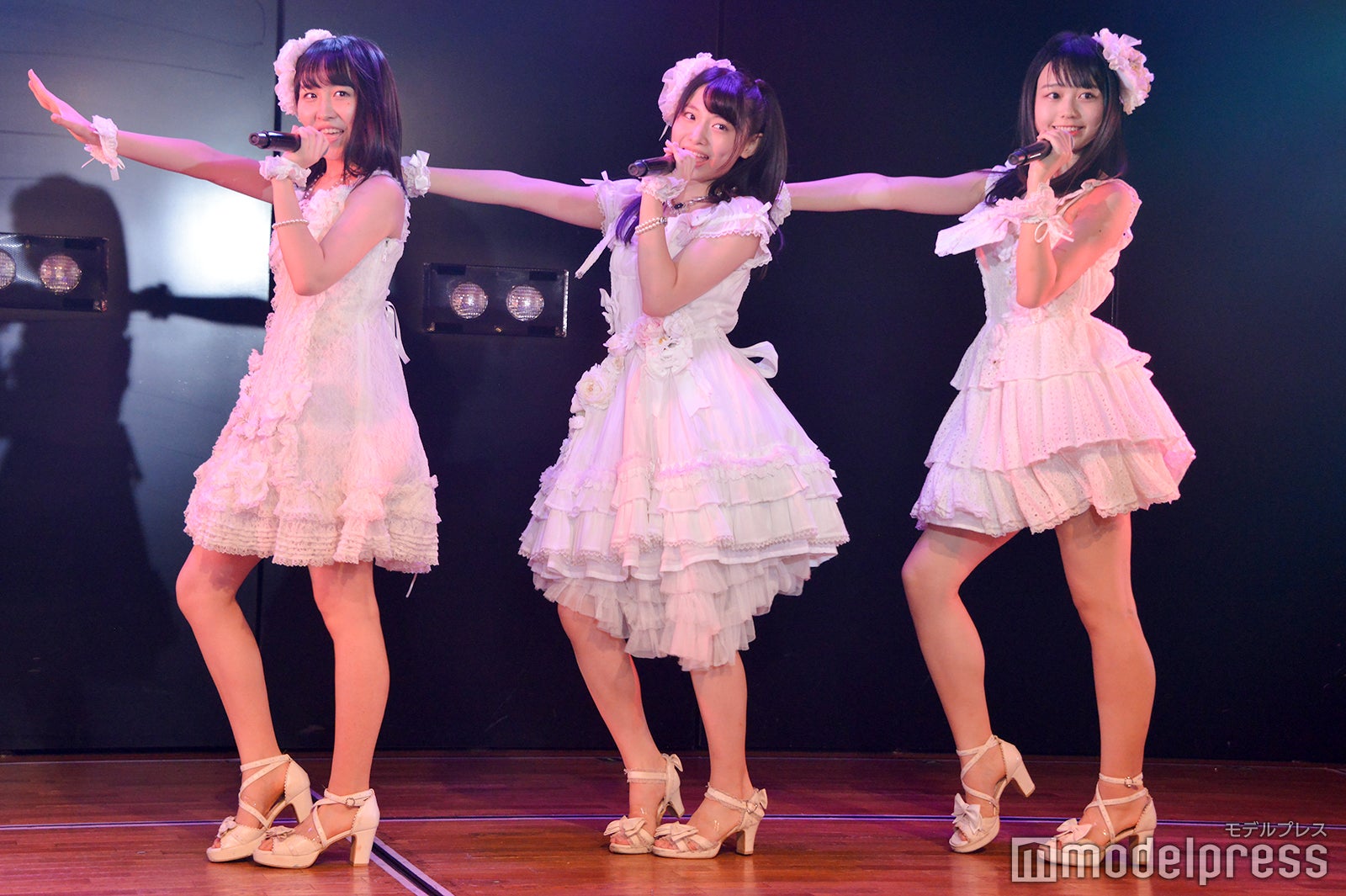 山邊歩夢、久保怜音、大盛真歩／AKB48高橋チームB「シアターの女神」公演（C）モデルプレス