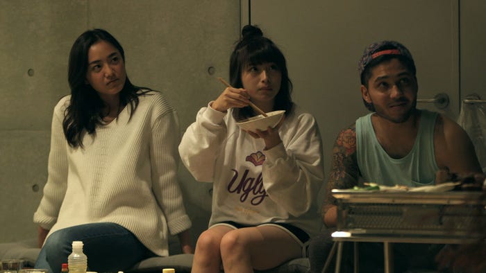 夏美、理子、アーマン『TERRACE HOUSE BOYS & GIRLS IN THE CITY』31st WEEK(C)フジテレビ/イースト・エンタテインメント