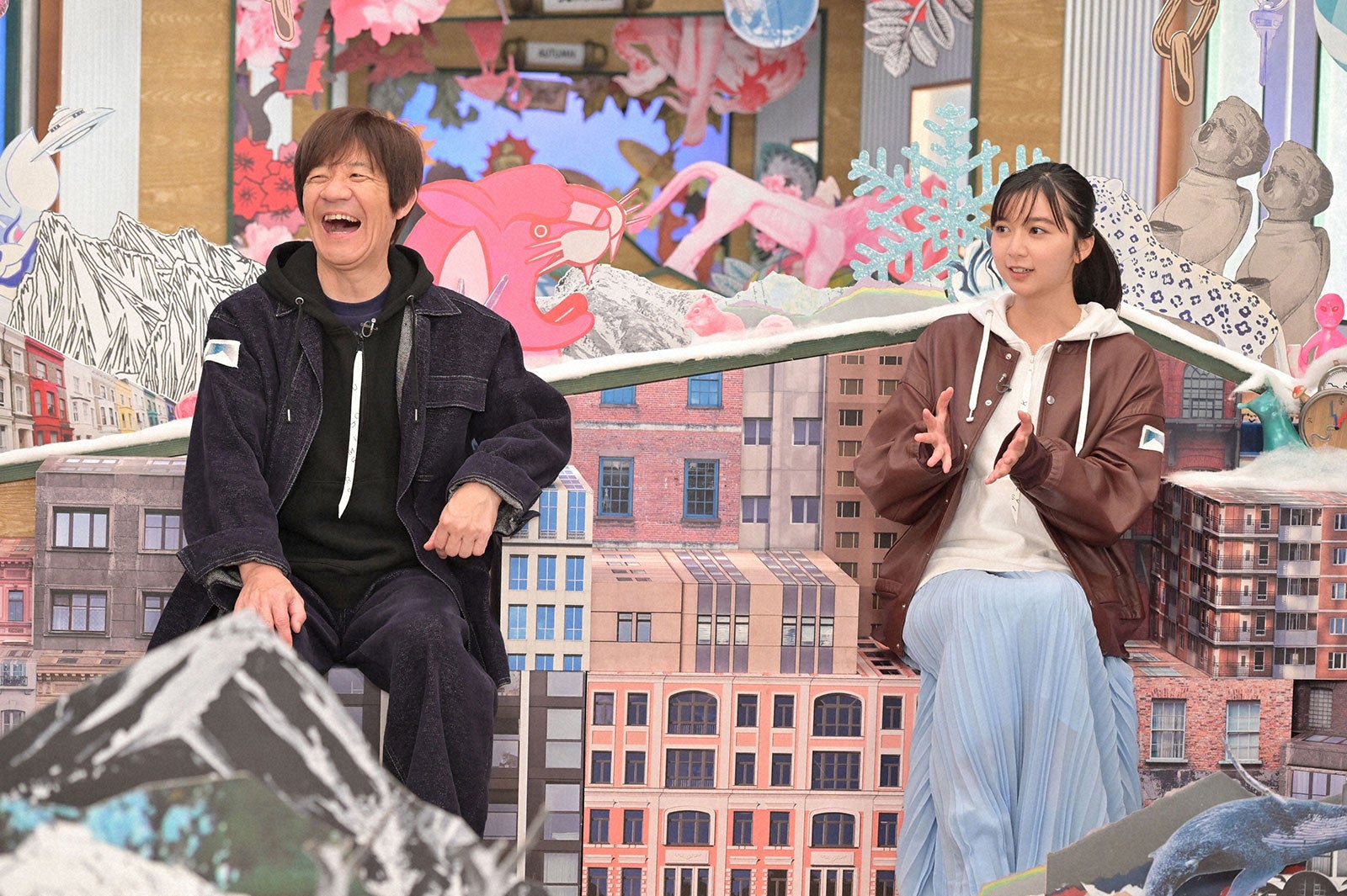 内村光良、上白石萌歌（C）NHK