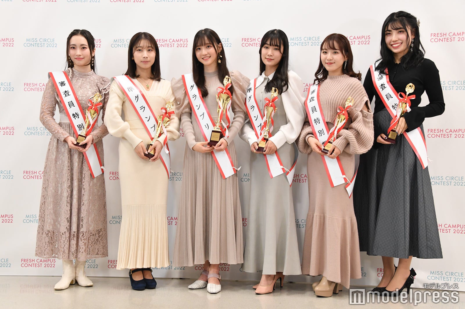 「FRESH CAMPUS CONTEST 2022」グランプリ、準グランプリ、審査員特別賞受賞者（C）モデルプレス