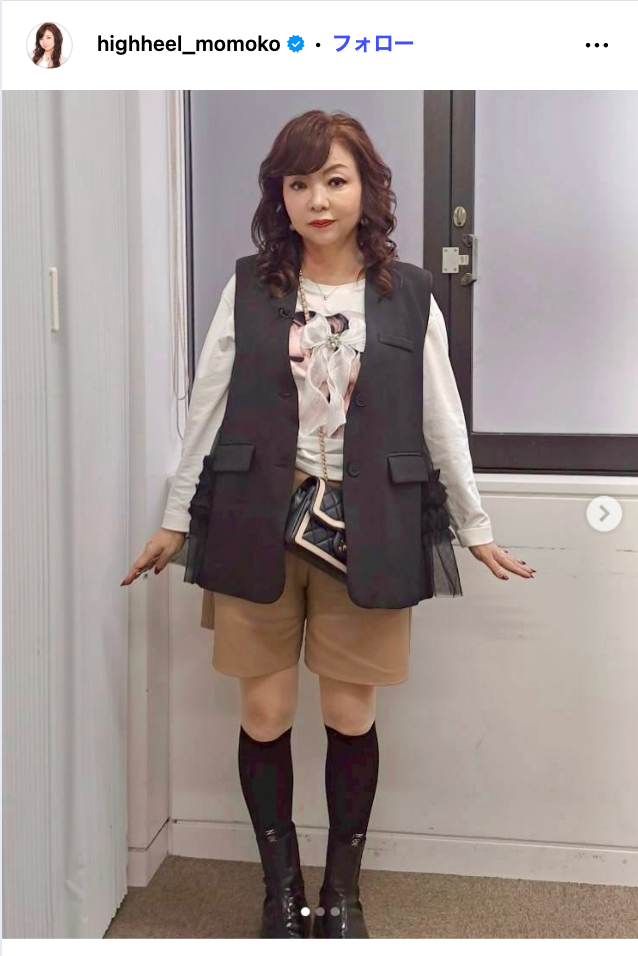 ハイヒール・モモコInstagramより