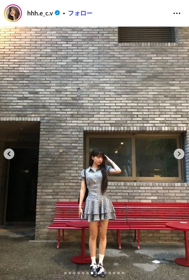 HONG EUNCHAE Instagramより