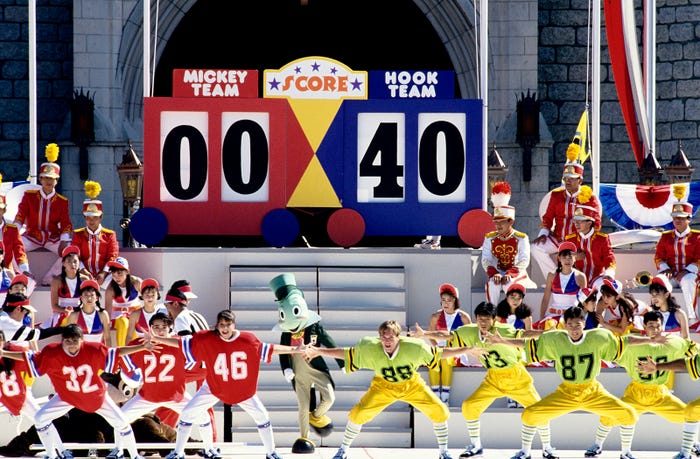 「ディズニー・スーパースターズ」(平成2年9月29日~11月18日) (C)Disney