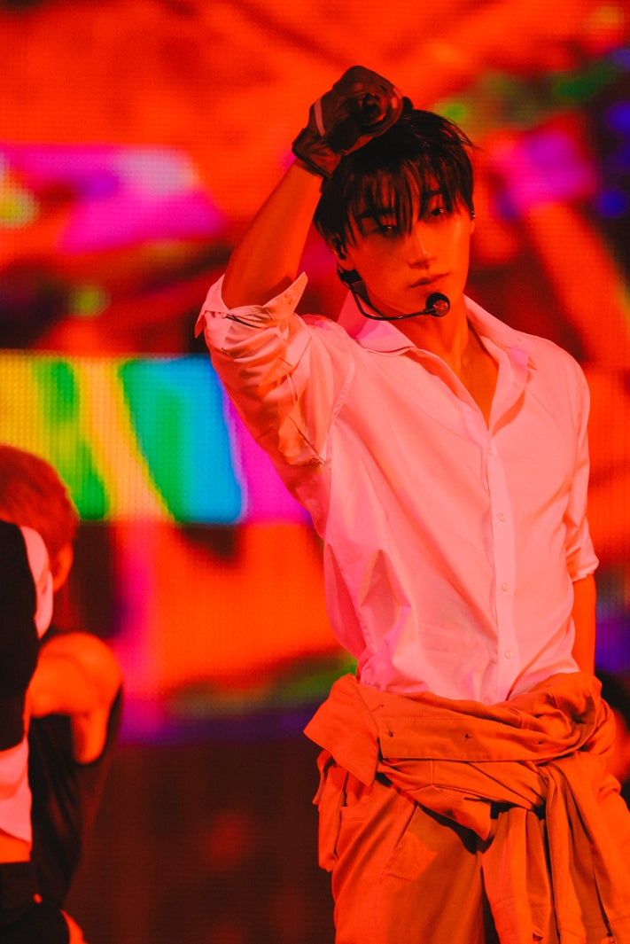 SAN／ATEEZ（撮影：上山陽介）