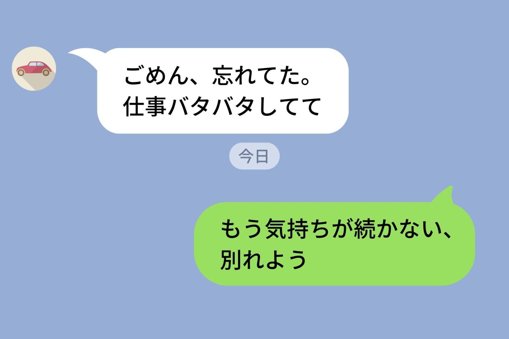 私の誕生日に「ごめん、忘れてた」と言う彼→なぜか彼の親友からLINEギフトが届いて...