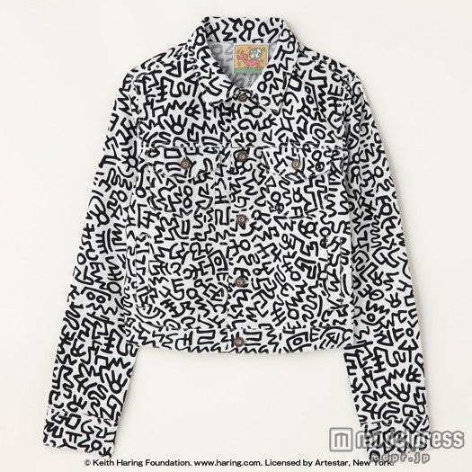 「SLY」春夏コレクション／キースへリング×SLYキャンパスジャケット