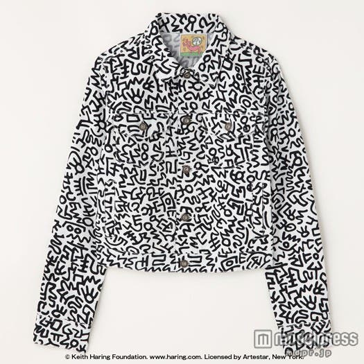 「SLY」春夏コレクション/キースへリング×SLYキャンパスジャケット