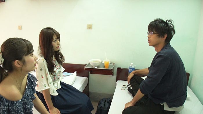 でっぱりん、ゆめちん、たか/「あいのり:Asian Journey」第3話より(C)フジテレビ