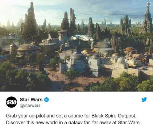 米ディズニー「スター・ウォーズ ランド(Star Wars:Galaxy’s Edge)」の最新イメージ映像公開 2019年夏オープン予定