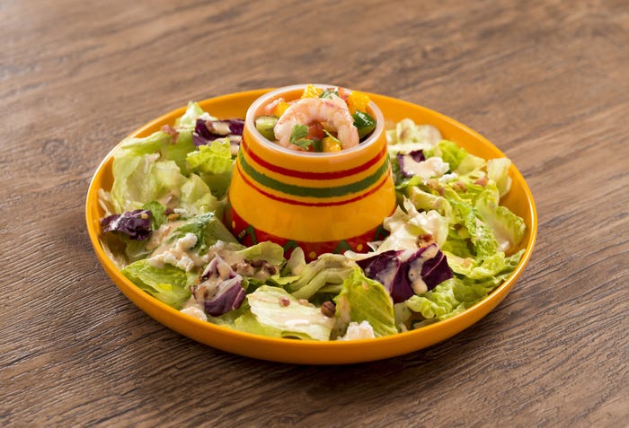 セビーチェ、レタスサラダ添え¥690(C)Disney