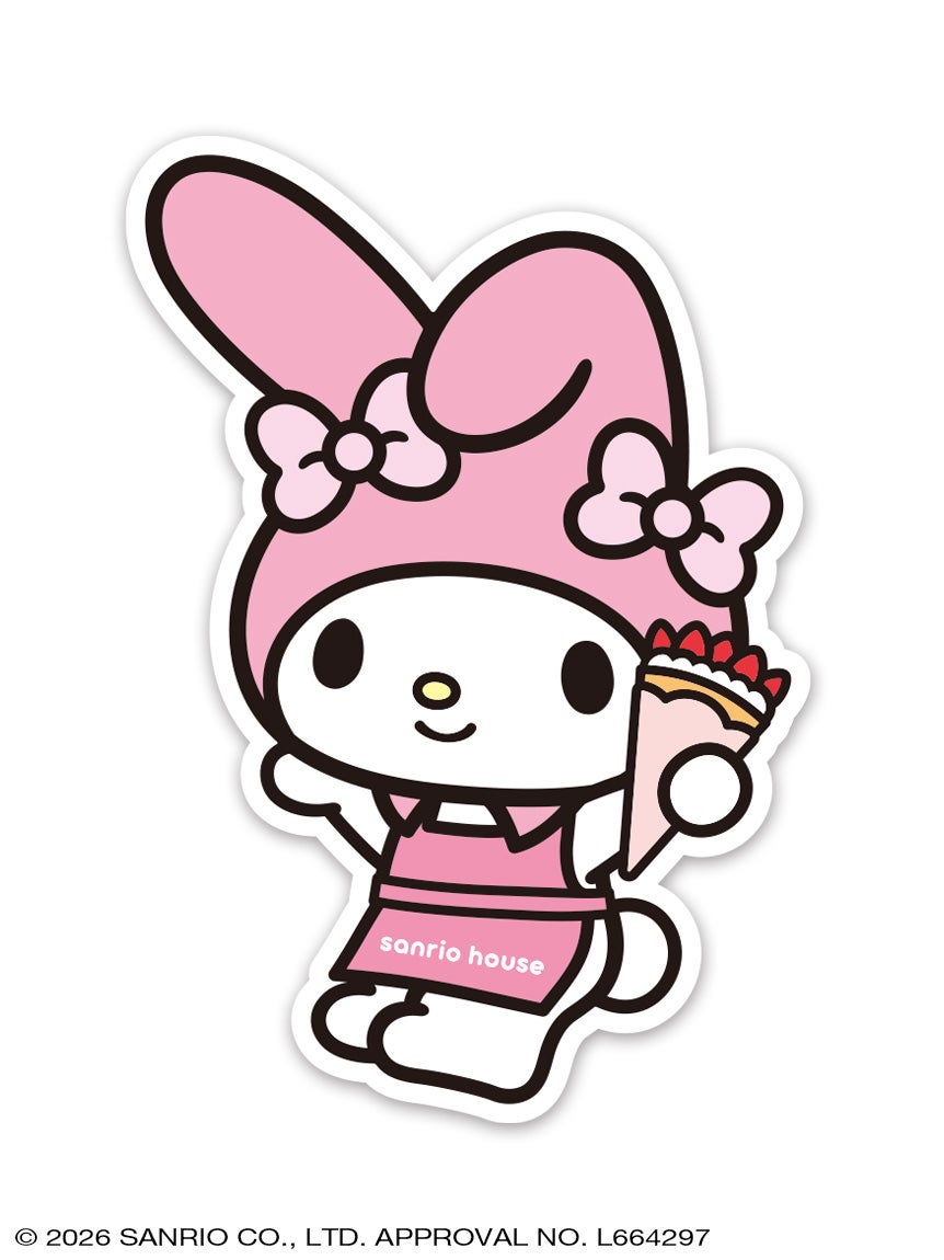 （C）2026 SANRIO CO．， LTD． APPROVAL NO．L664297