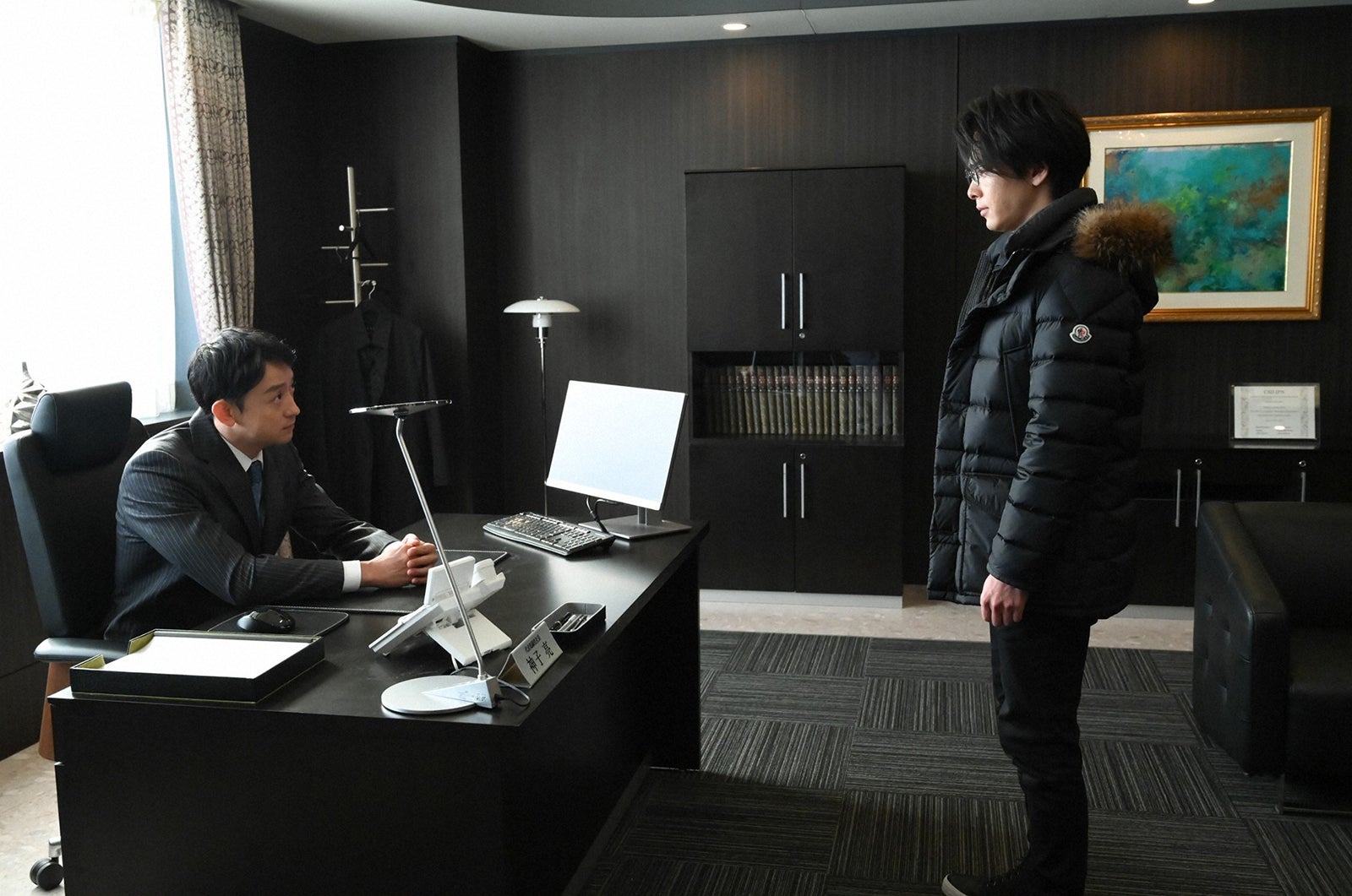 山本耕史、中村倫也／「この恋あたためますか」第9話より（C）TBS