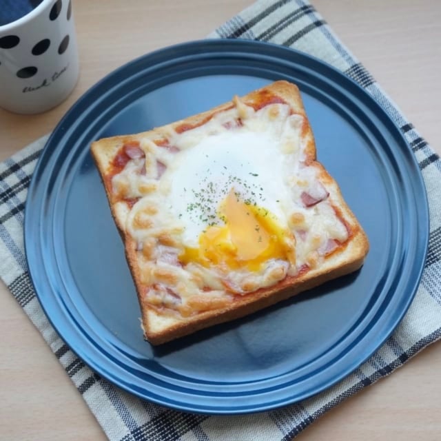 卵がとろーり、おいしくしあがります。