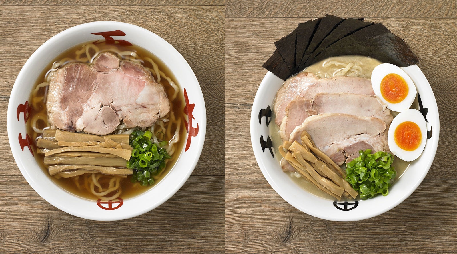 中華そば 920円、小田急限定琴平スペシャル味噌中華そば 1,300円／画像提供：小田急百貨店