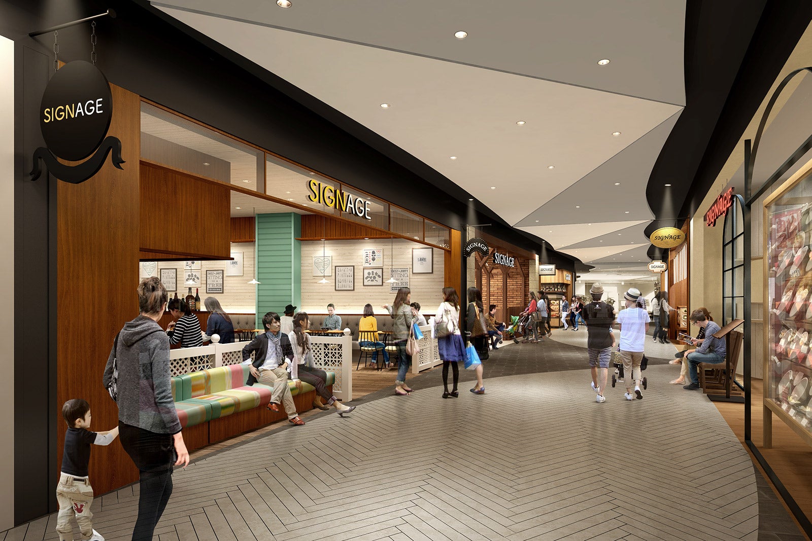 4Fレストランゾーン／画像提供：テラスモール湘南