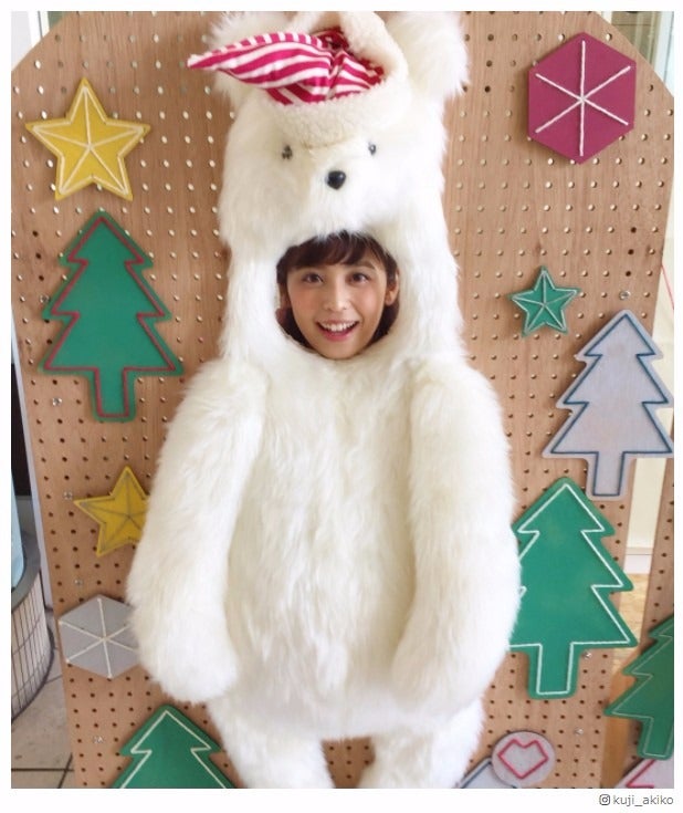 フジ久慈暁子アナ、ふわふわの白くまに変身「可愛すぎて飼いたい」と反響