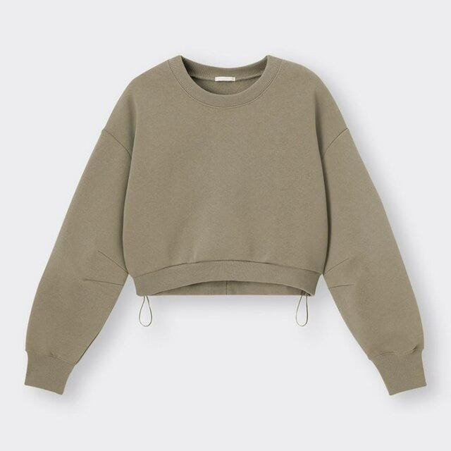 ヘビーウェイトスウェットドローストリングプルオーバー GUでおすすめの新作トップス