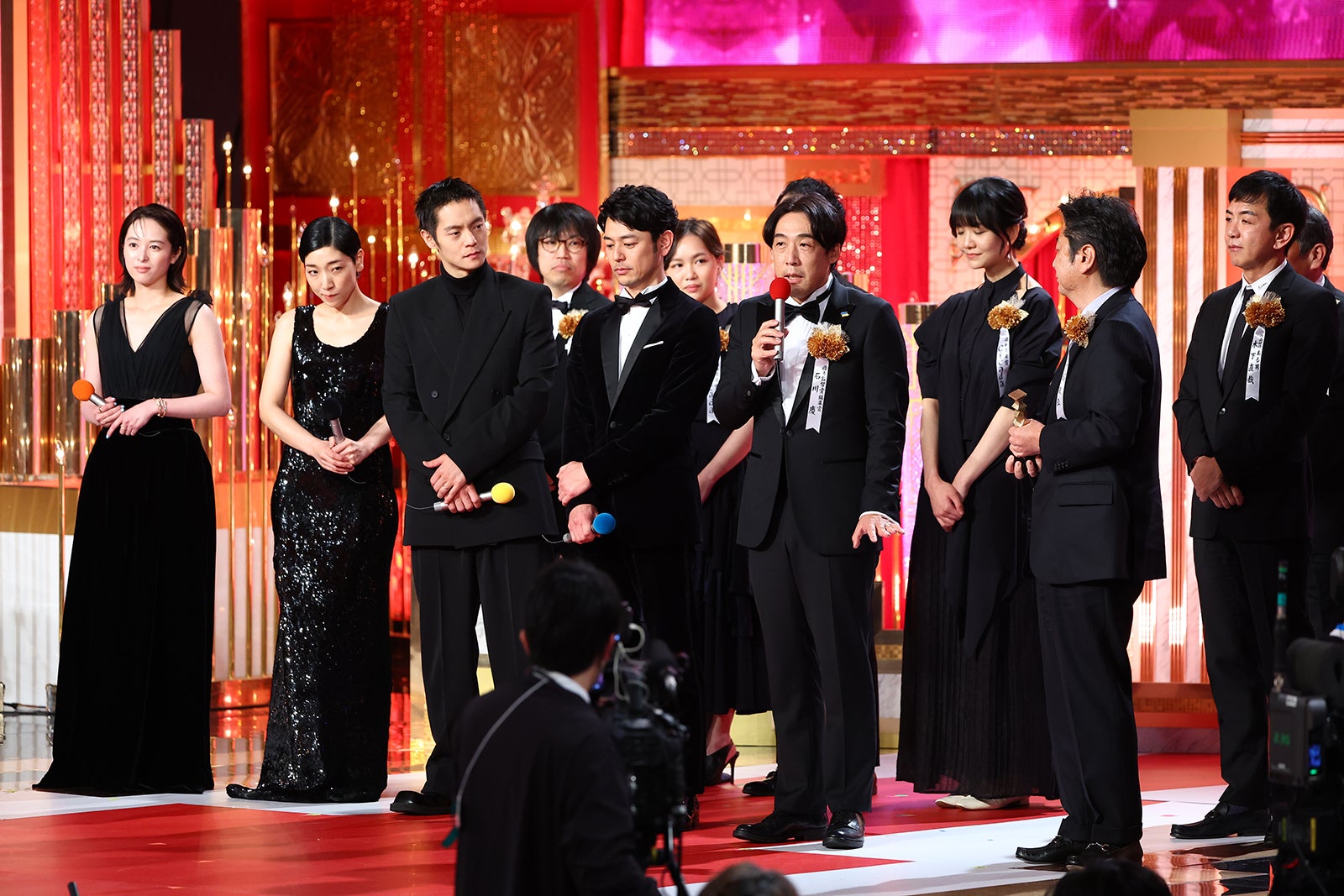 妻夫木聡ら（写真提供：東京写真記者協会）