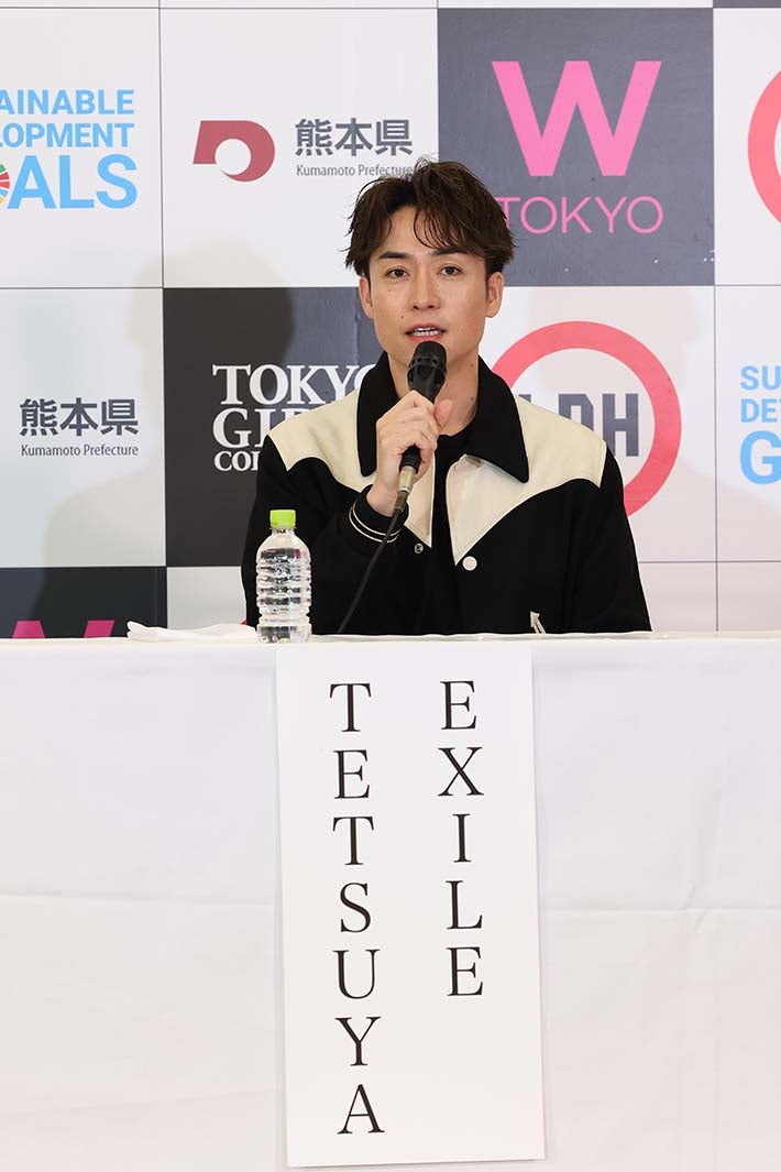 TETSUYA（C）W TOKYO×LDH JAPAN 記者発表会