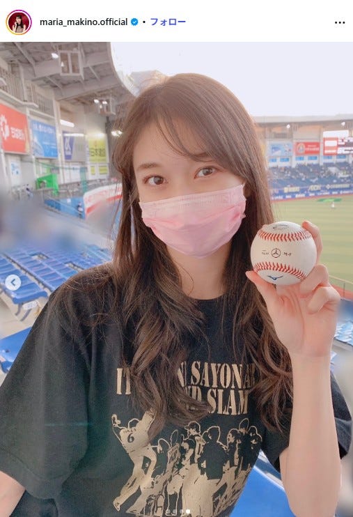 牧野真莉愛Instagramより