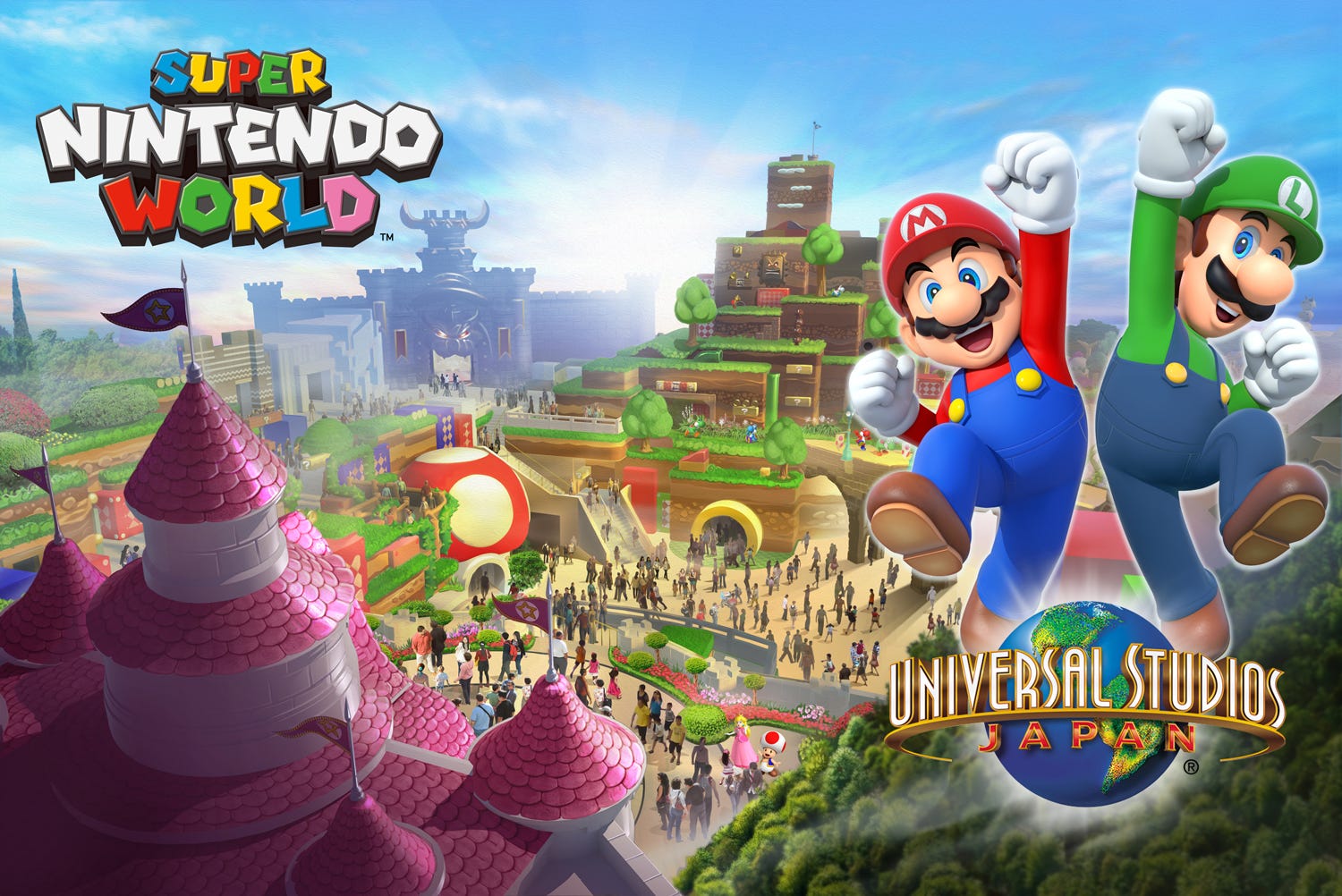 USJに任天堂“マリオエリア”「SUPER NINTENDO WORLD」東京五輪前に開業へ