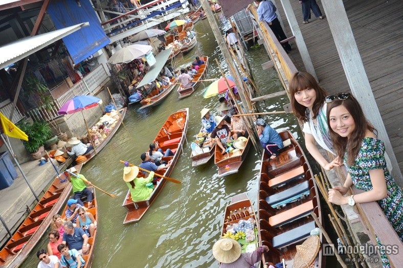 タイの水上マーケットでショッピング＆スイーツを満喫 - 女子旅プレス