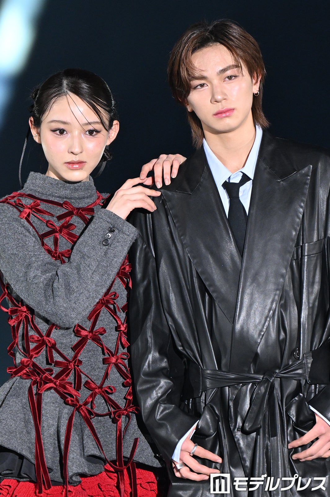 「今日好き」きんりのカップル、リボン＆レザーがお似合い 内田金吾「めっちゃ幸せです」 【ガルアワ2026SS】