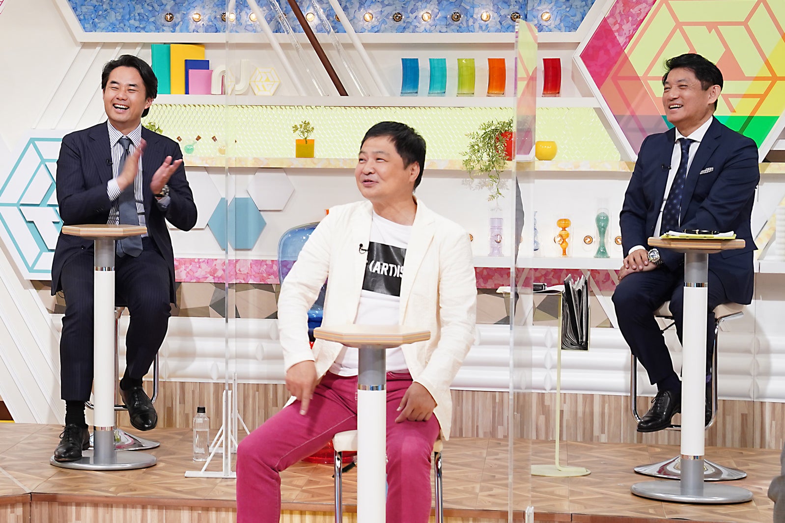 杉村太蔵、月亭方正、高岡達之（C）読売テレビ