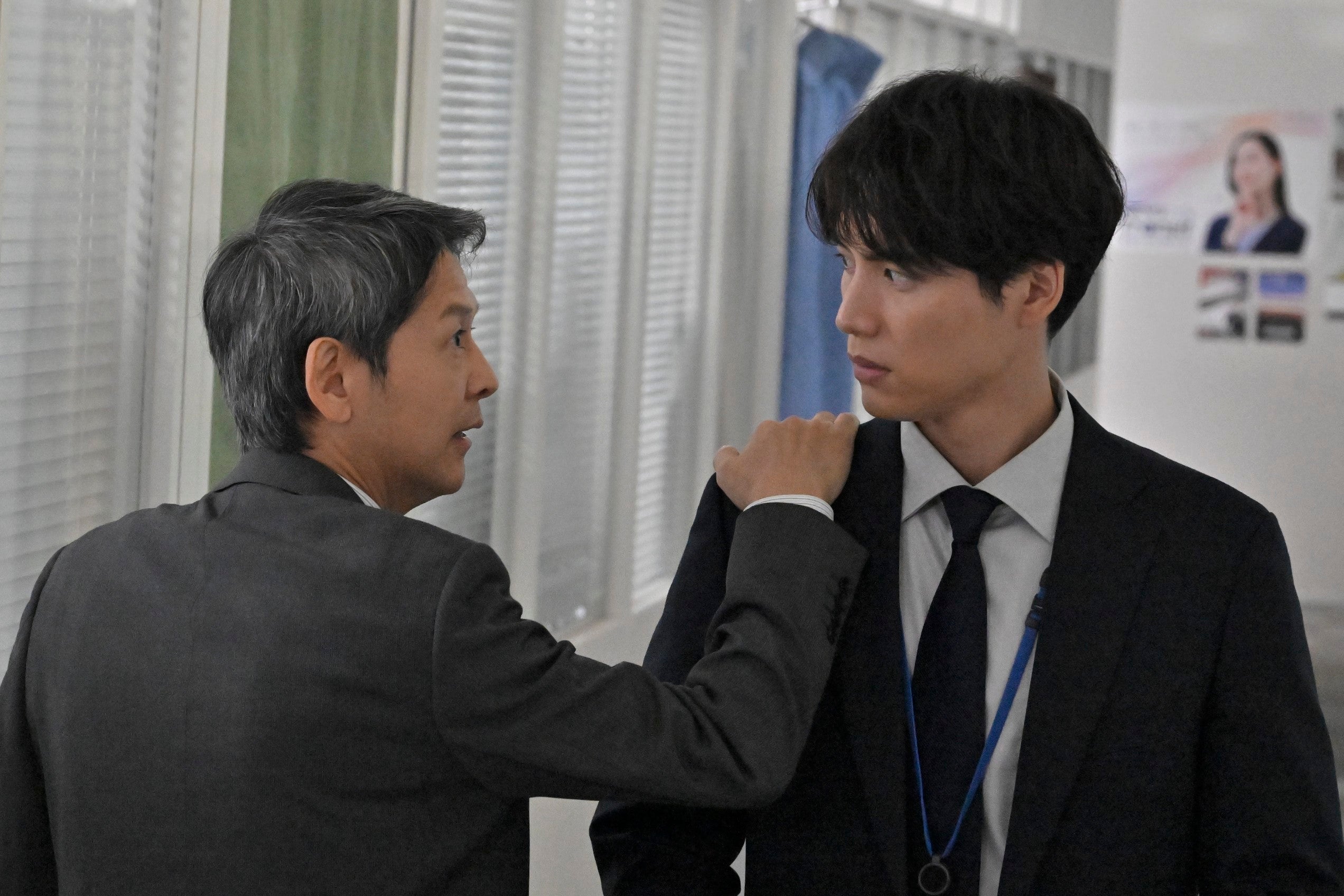 緒形直人、福士蒼汰「東京P.D. 警視庁広報2係」第1話（C）フジテレビ
