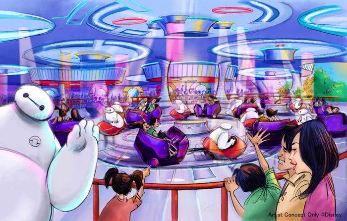 ベイマックスのハッピーライド※写真はイメージ(C)Disney