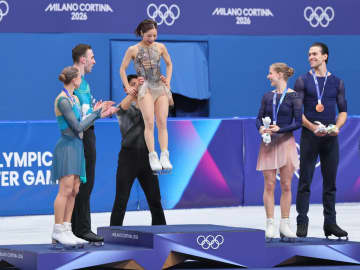 りくりゅうペアの「木原運送」が始まった理由 木原「絶対にケガをさせたくない」三浦にまさかの転びグセ！？「猫みたいにつかんだり」ZIP！出演で激白