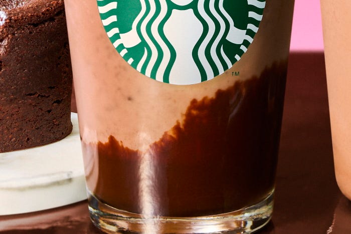 フォンダン ショコラ フラペチーノ/画像提供:スターバックス コーヒー ジャパン