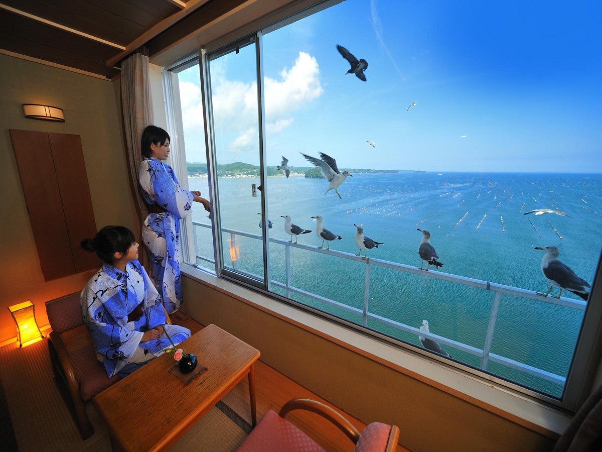 客室／画像提供：南三陸ホテル観洋