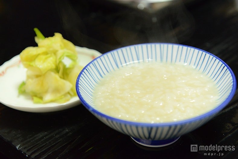 漬物と一緒に味わう