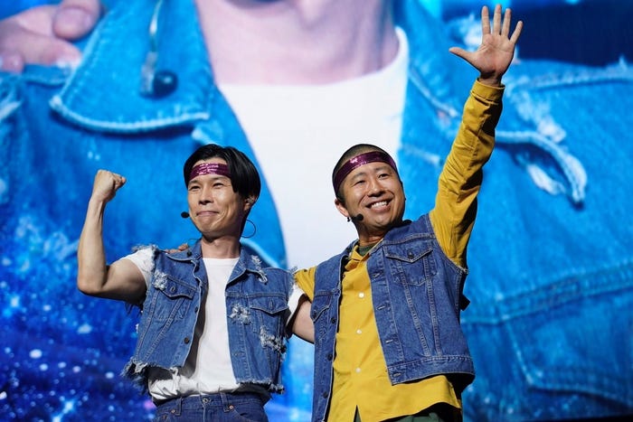 岩井勇気、澤部佑「マジ歌ライブ2023」(C)テレビ東京