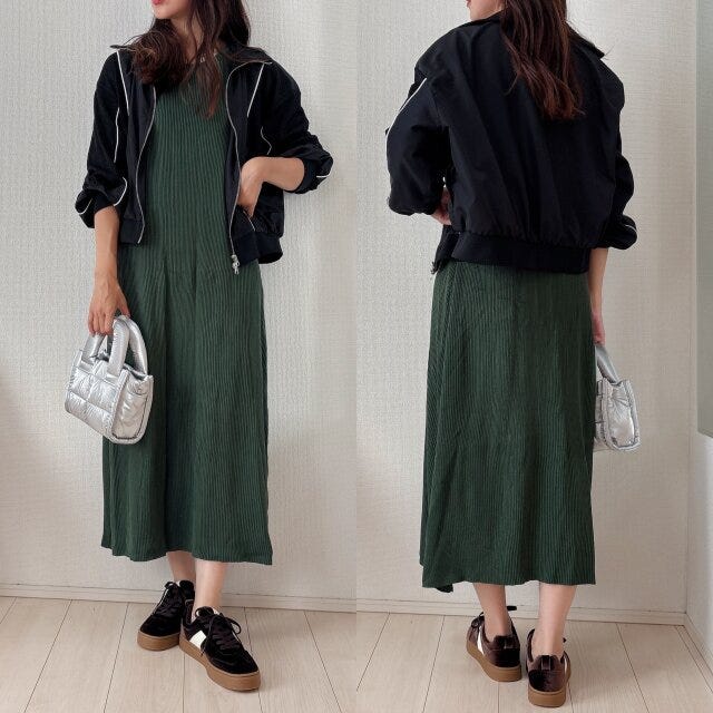 ワンピ合わせも可愛い