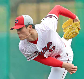 広島・斉藤優は「秋のキャンプとはまた全然違った」1軍昇格決めた新井監督「いい動きをたくさん見ることができました」