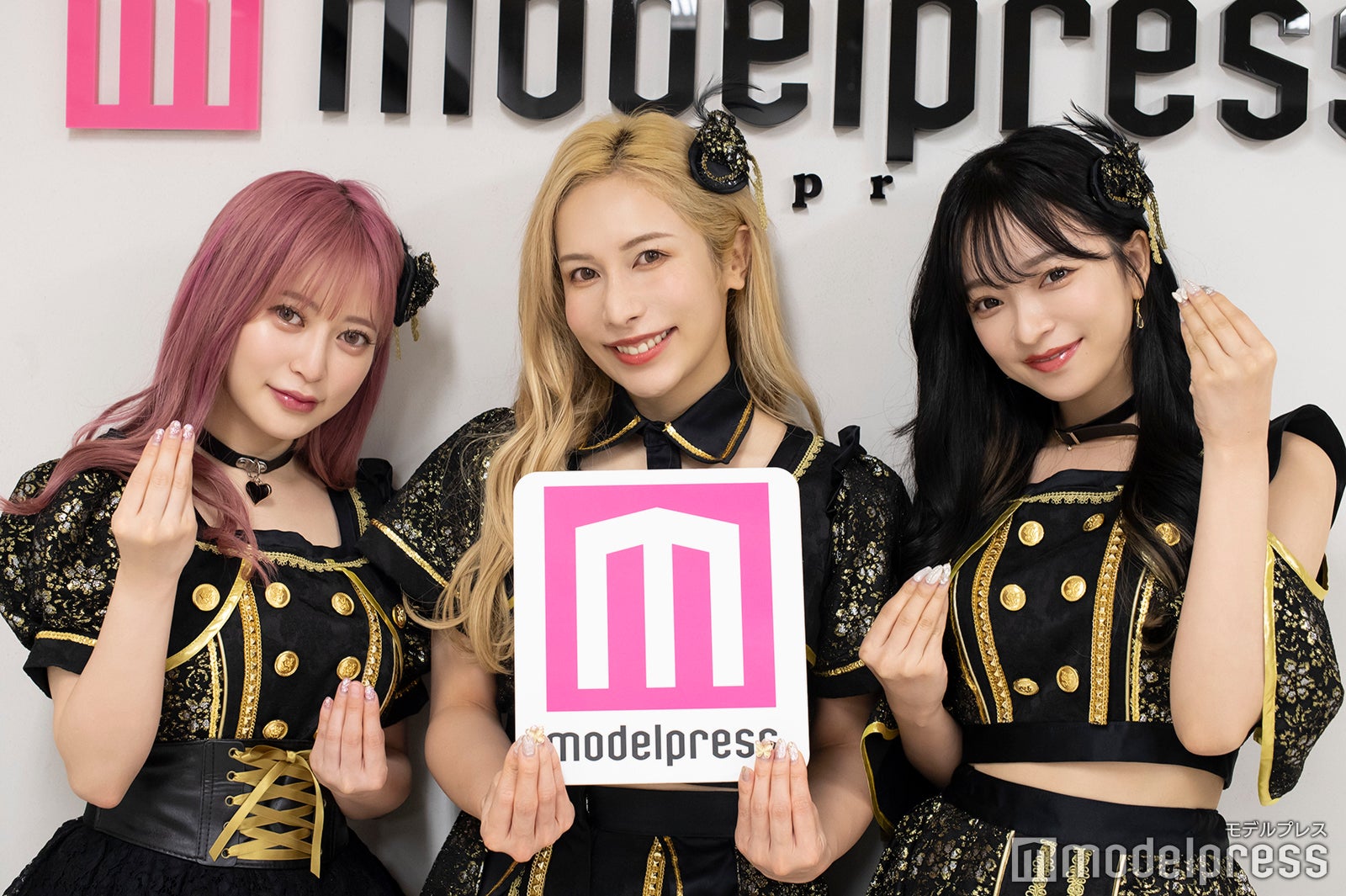 ヘラヘラ三銃士（まりな、ありしゃん、さおりん） （C）モデルプレス