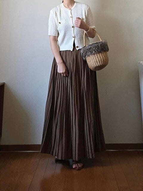 カーディガン コーデ カーディガンコーデ1