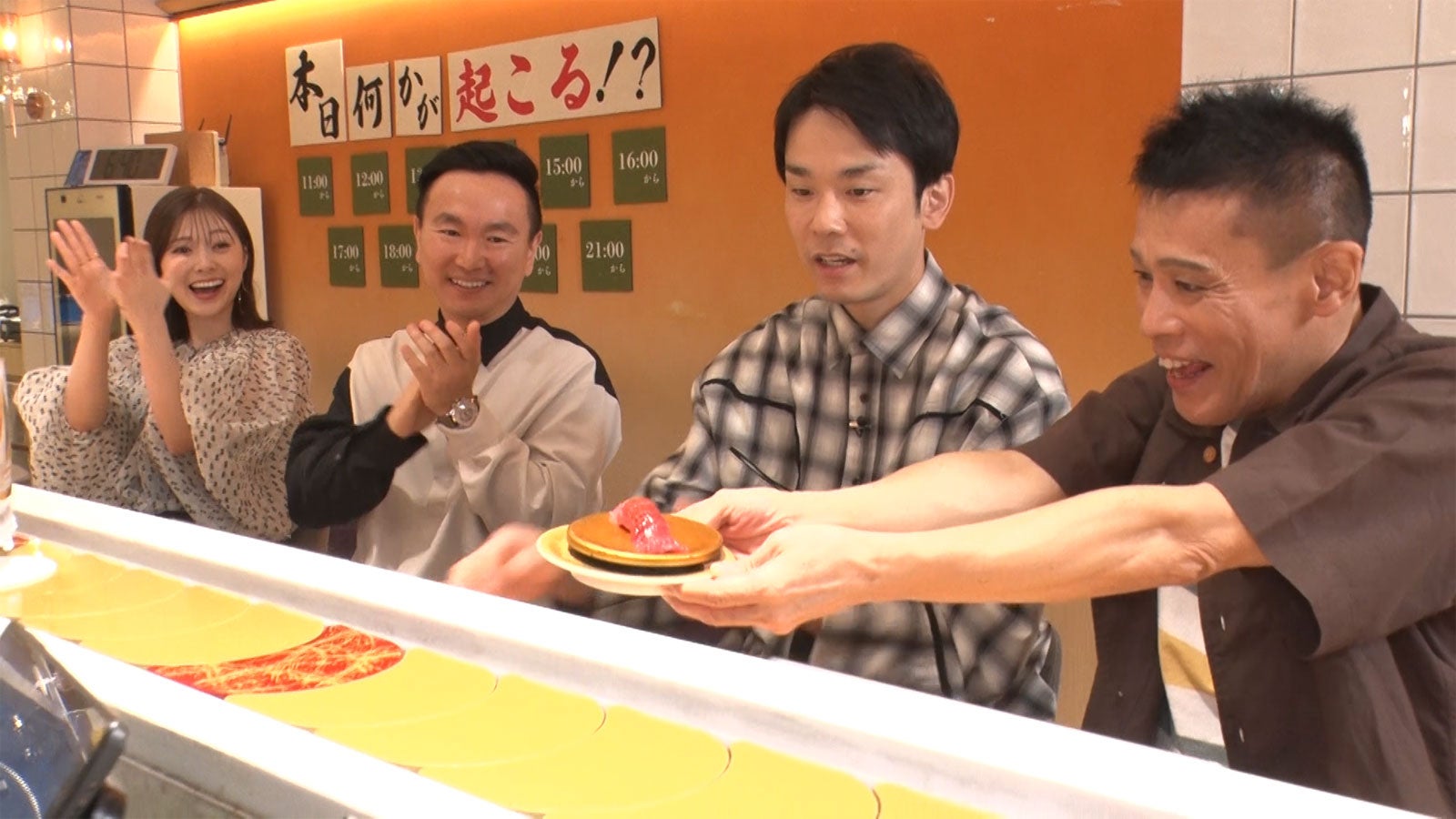 白石麻衣、山内健司、濱家隆一、柳沢慎吾（C）テレビ朝日