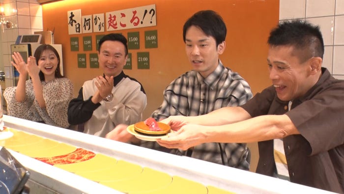 白石麻衣、山内健司、濱家隆一、柳沢慎吾(C)テレビ朝日