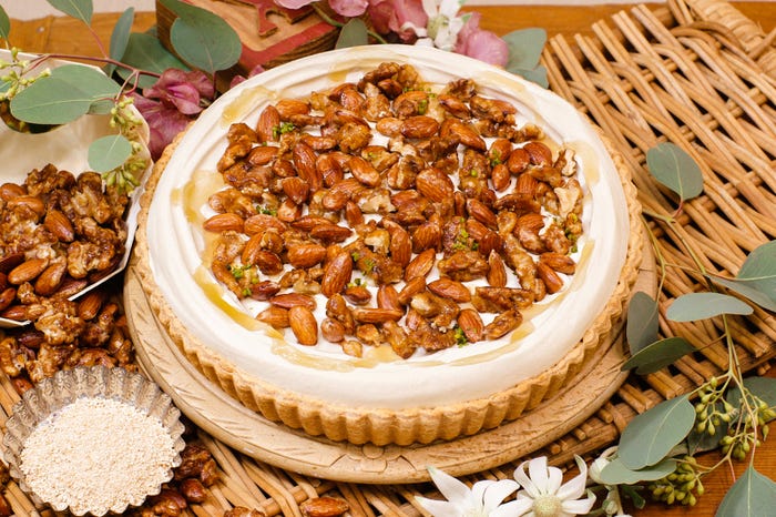 メイプルナッツのタルト