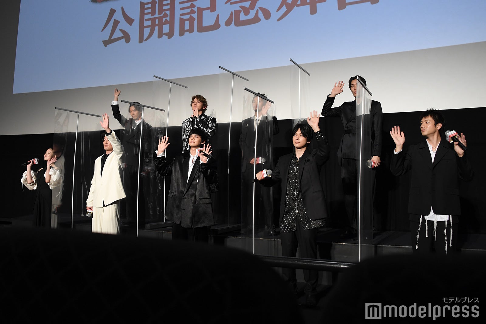 （前列左から）今田美桜、間宮祥太朗、北村匠海、吉沢亮、山田裕貴（後列左から）清水尋也、眞栄田郷敦、磯村勇斗、鈴木伸之（C）モデルプレス