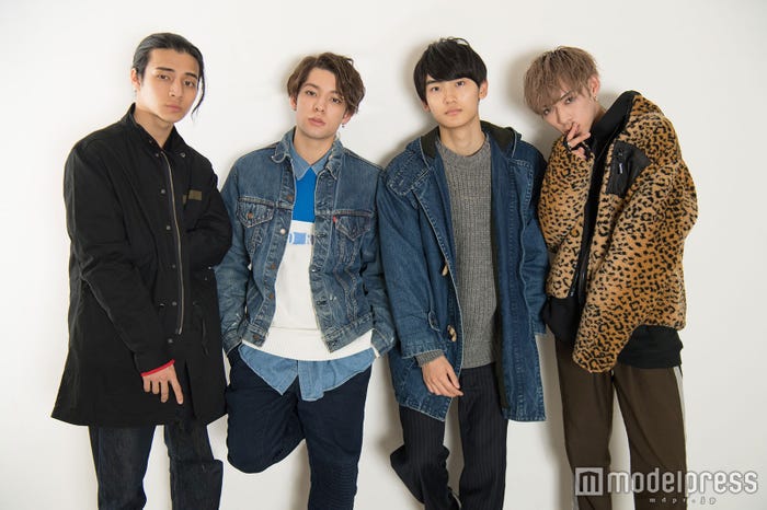 (左から)AM、Kauan、Fu、U(C)モデルプレス