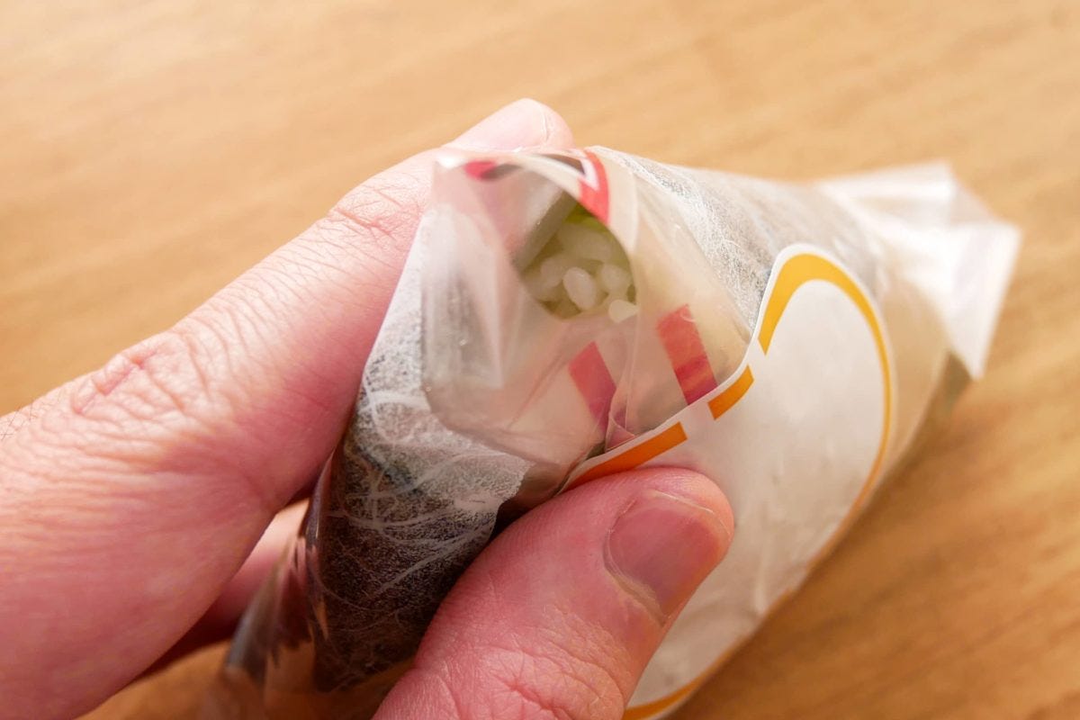 コンビニおにぎり海苔