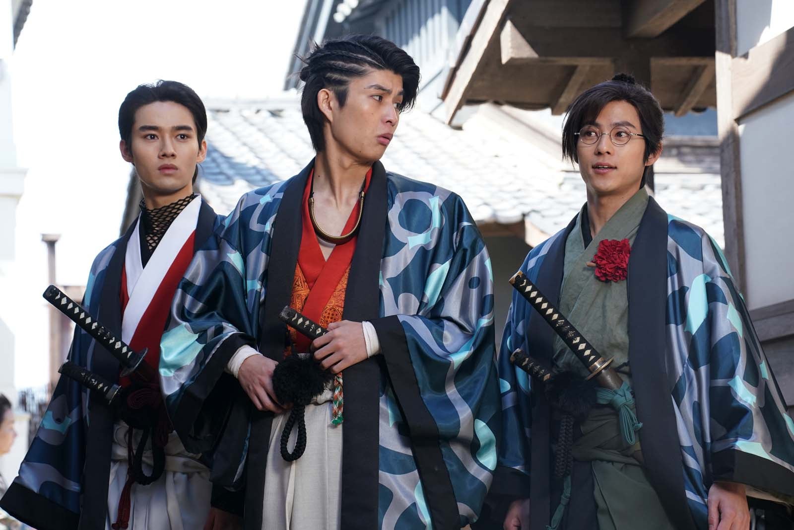 藤岡真威人、柊太郎、永田崇人「君とゆきて咲く～新選組青春録～」第7話より（C）テレビ朝日