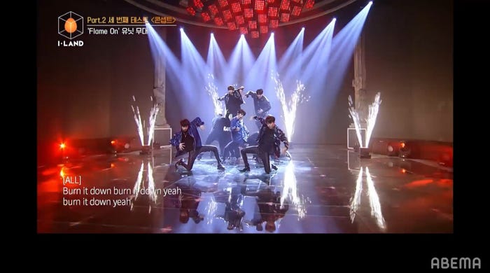 「Flame On」ユニット(C) AbemaTV, Inc.