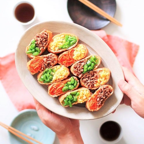 おしゃれないなり寿司のアレンジレシピ集 パーティーやお弁当にも最適の作り方 モデルプレス